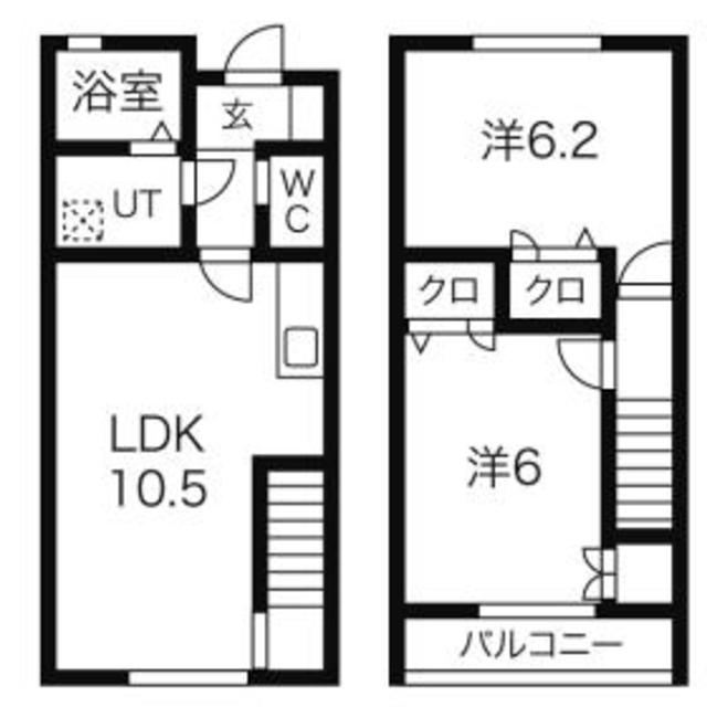 レクエルドB棟の間取り