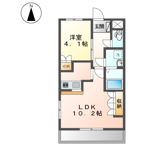 パイン・フィールドの間取り