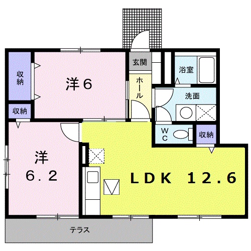 メイプルⅡの間取り