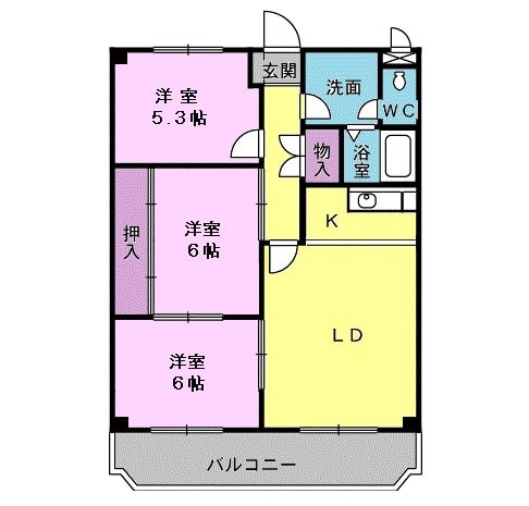 シャインキャッスルの間取り