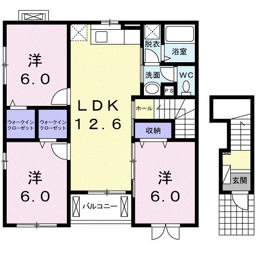 フレッサの間取り