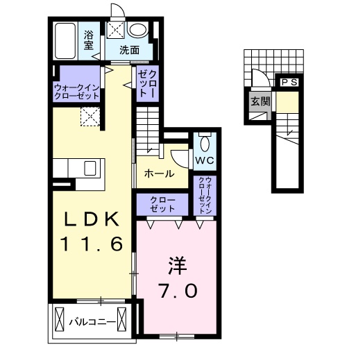 フェリスの間取り
