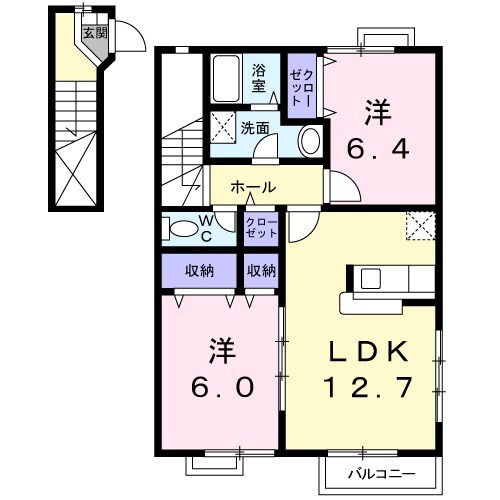 ラーゼンパーク Ⅲの間取り