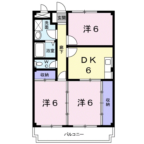 ウィン長谷川の間取り
