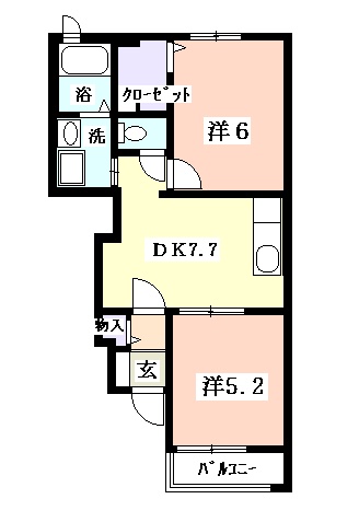 サンタウンＨＴＭ・01020号室の間取り