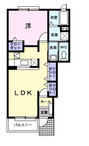 プラシード カーサの間取り
