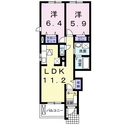 ドルチェ・Mの間取り