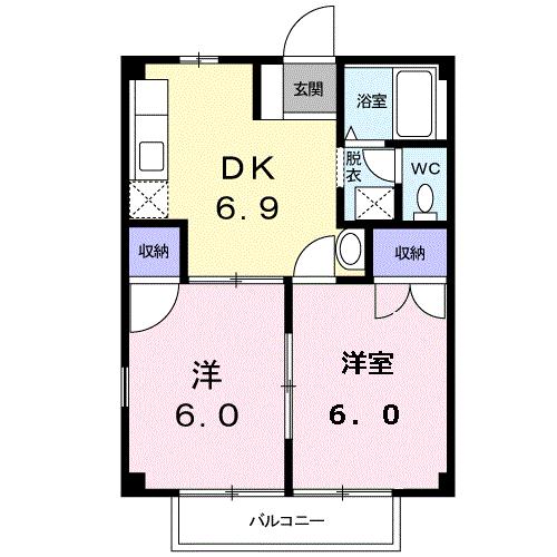 レジデンスT’sの間取り