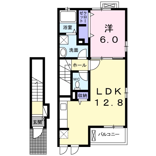 ソレイユの間取り