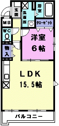 フォルシュ22の間取り