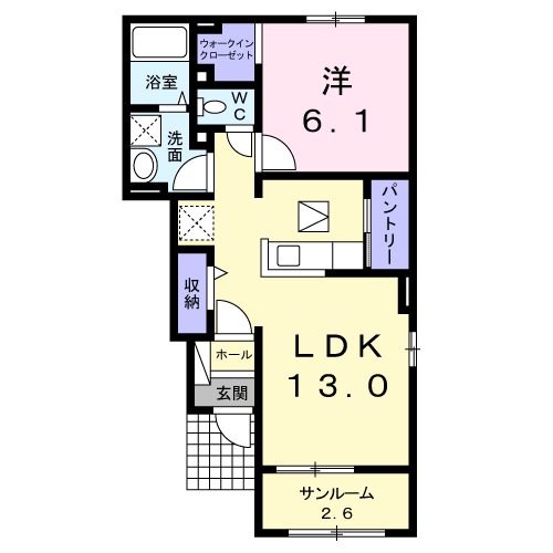ヴィレッタ ドゥーエ Ⅱの間取り