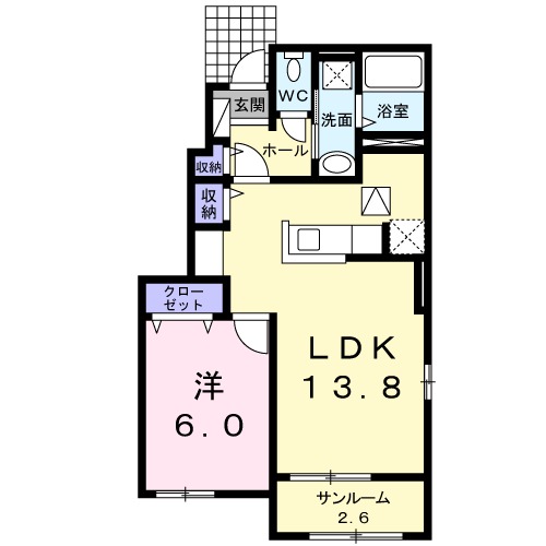 ヴィレッタ ウーノの間取り