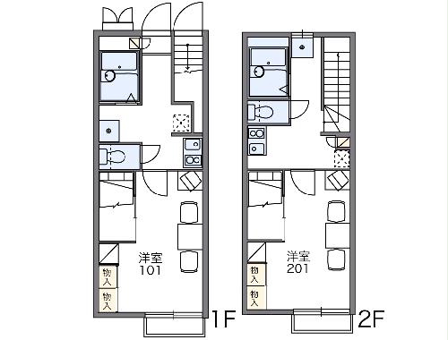 レオパレス翔園の間取り
