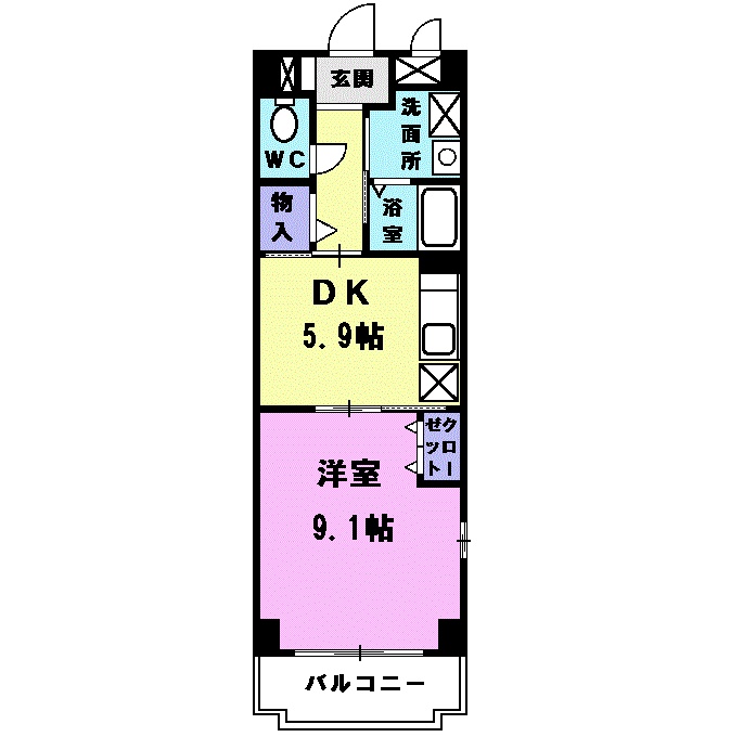 フィオーレの間取り