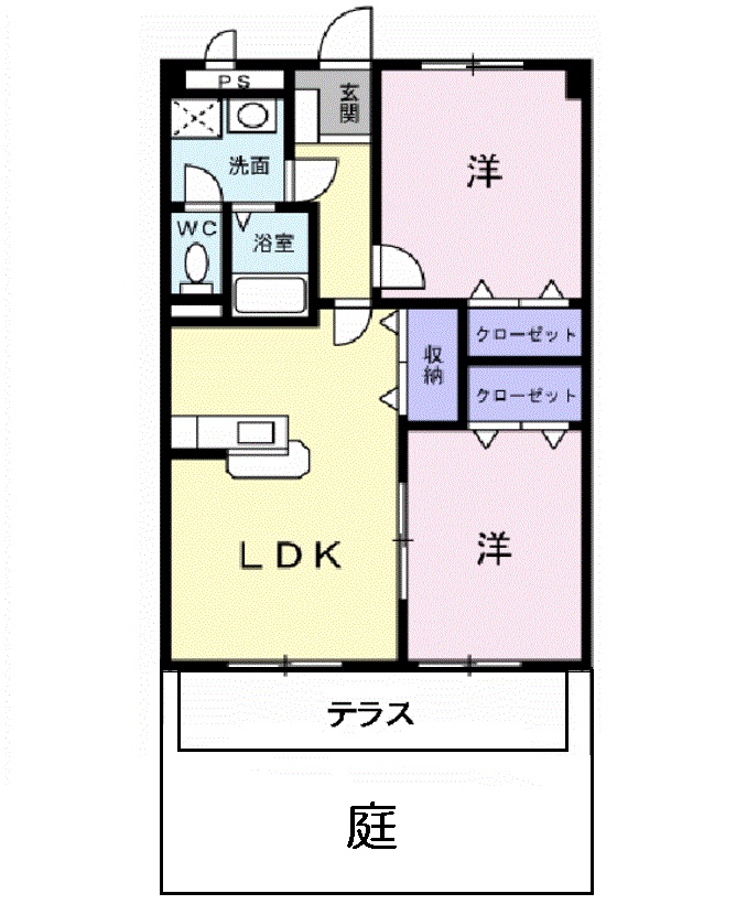 ビューティウィンの間取り