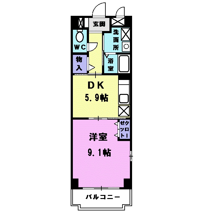 フィオーレの間取り