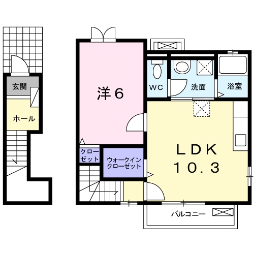 サンリット本郷Ⅱの間取り
