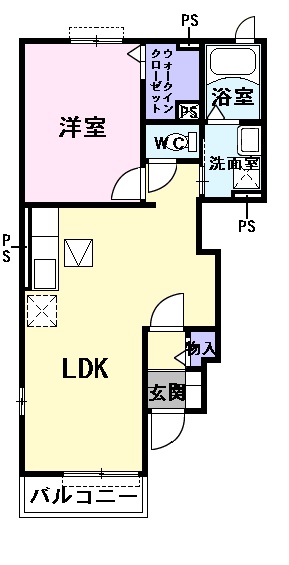 サンスクエアBの間取り