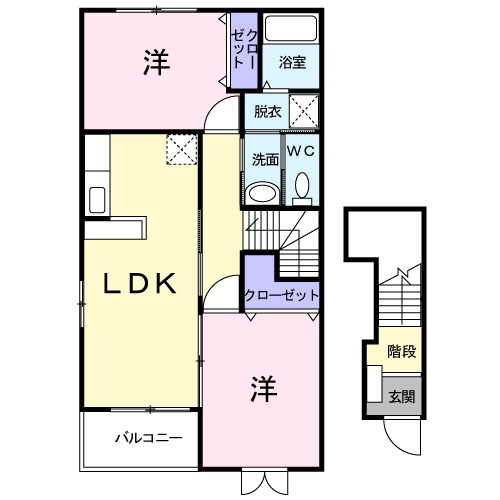 アーバン・コート Аの間取り