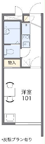 レオパレスもといの間取り