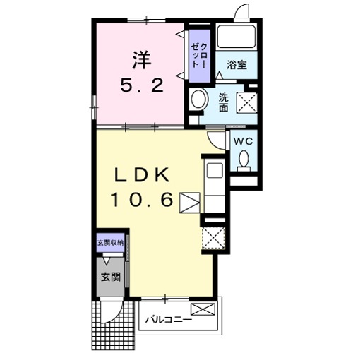 エスポワールⅡの間取り