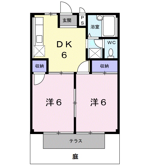 リバティ東川の間取り