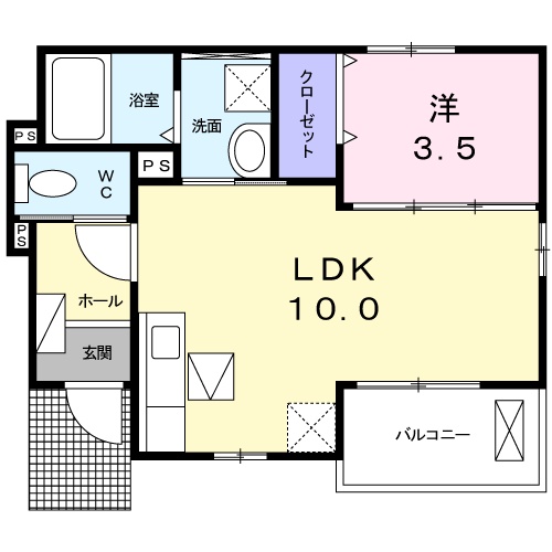 スペランツァの間取り