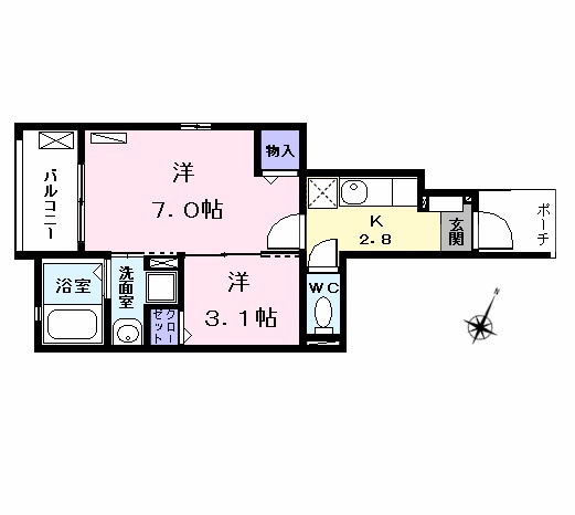 プリマヴェーラの間取り