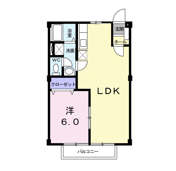 キャッスル豊Ⅱの間取り