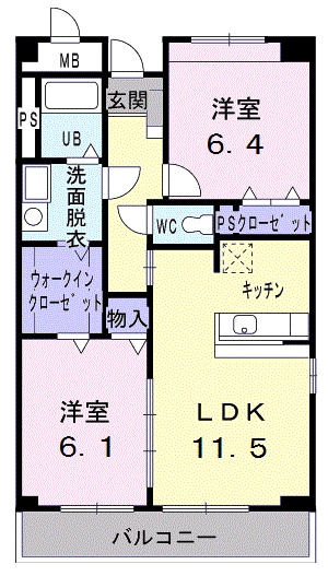 ビエント ナインの間取り