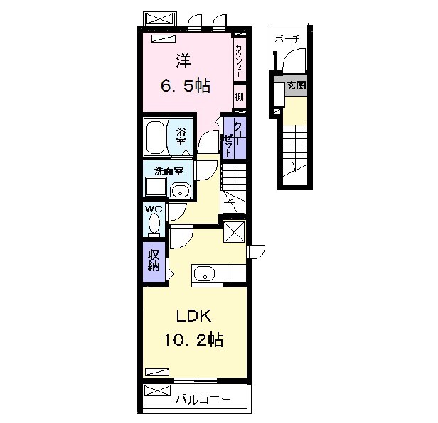 Bellezza(ベレッザ)の間取り