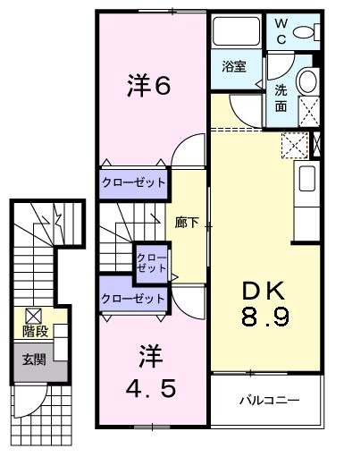 カーサ・フロレスタBの間取り