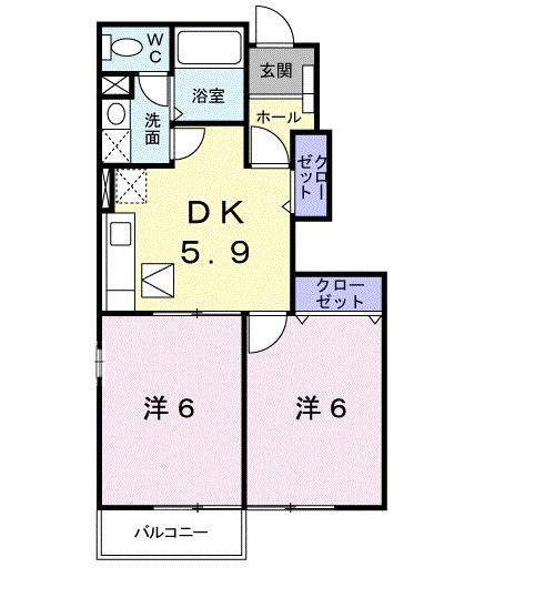 グレースメゾン西原の間取り
