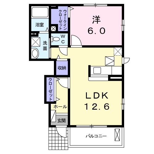 クラール・メゾンの間取り