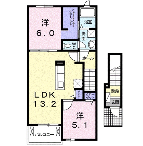 グレーシア光Ⅴの間取り