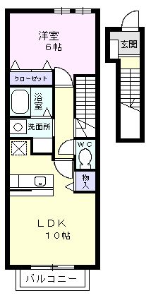 ピュア・トーンの間取り