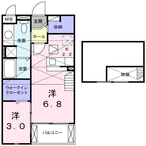 グランデ・クィーンⅡの間取り