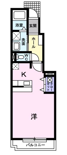 ジェルメKの間取り