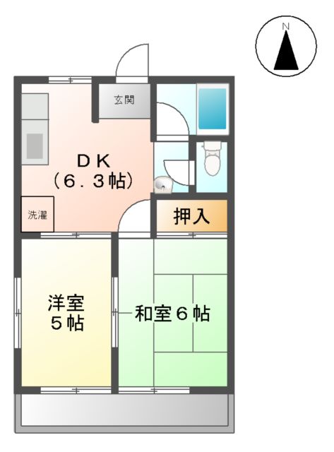 パールハイムセンダの間取り