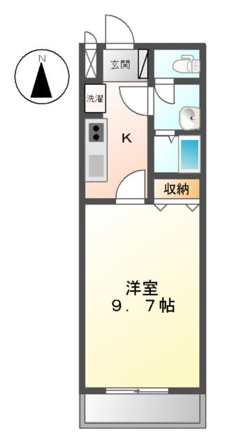 プロスパーク犬山の間取り