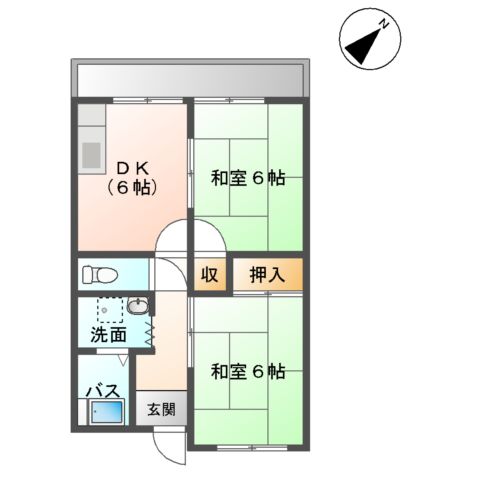 メゾン長縄の間取り