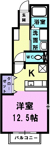 ゼファー徳重の間取り
