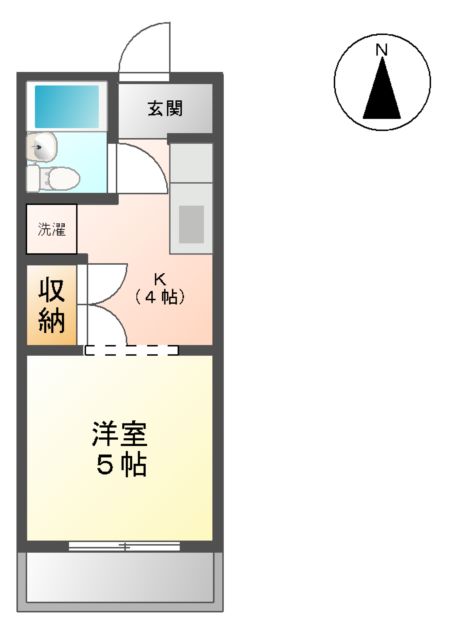 エルタウン中畑(L TOWN中畑)の間取り