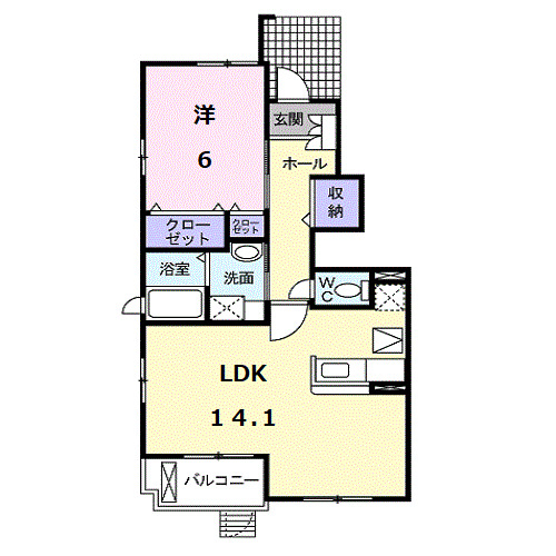 プレッソ フィオーレの間取り