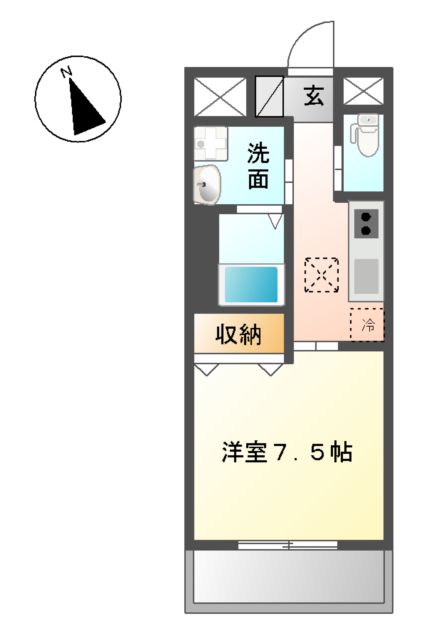 ジュネス市場木の間取り