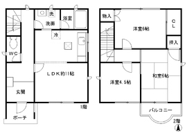 ロフトコートの間取り
