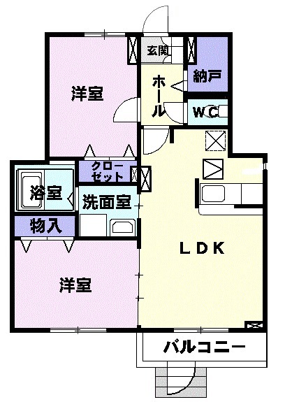 グラン フルールの間取り