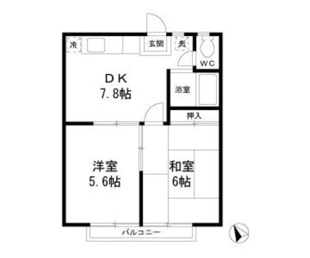 クレセントカーサの間取り