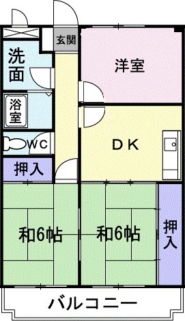 メゾンドユーメイクの間取り