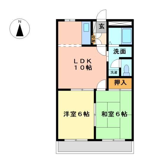 トゥインクルの間取り